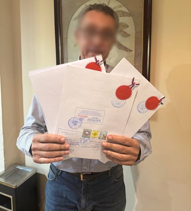 Ultra-fast delivery of documents to Cairo from Moscow