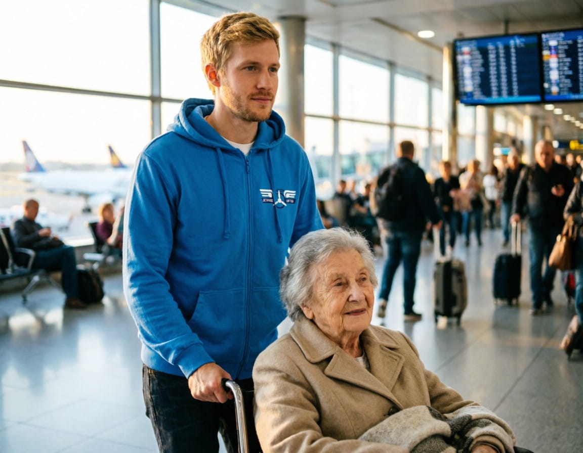 Passenger escort services from Flying Angels